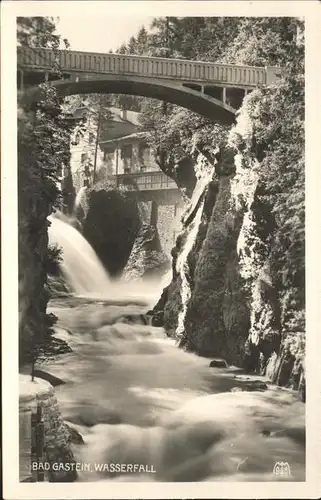 Bad Gastein Wasserfall Bruecke Kat. Bad Gastein