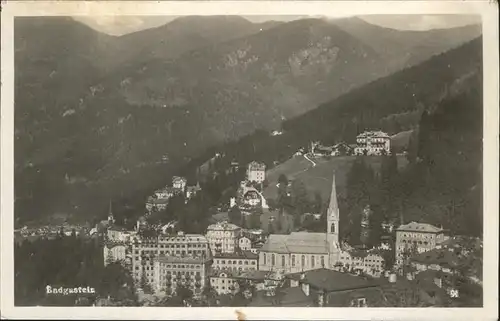 Bad Gastein Blick ueber die Stadt Kat. Bad Gastein