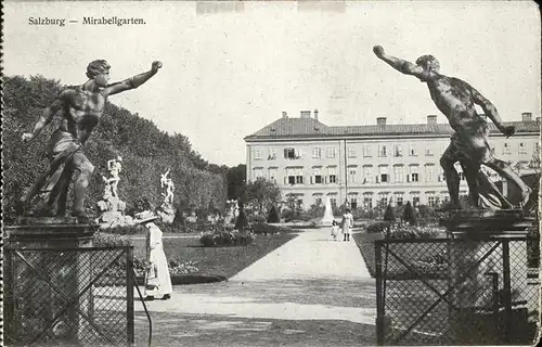 Salzburg Oesterreich Mirabellgarten Schloss Skulptur Kat. Salzburg