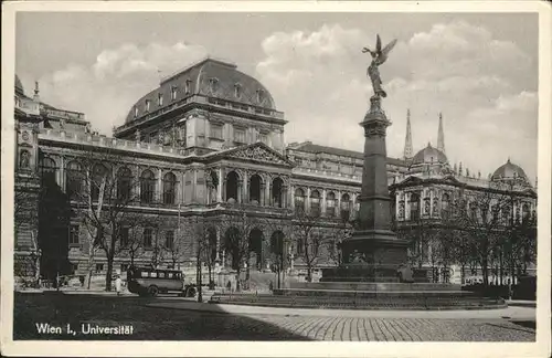 Wien Universitaet Denkmal Kat. Wien