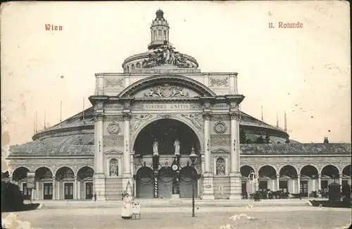 Wien Rotunde Kuppelbau Kat. Wien