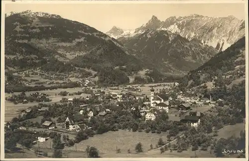 Schruns Vorarlberg Panorama Kat. Schruns