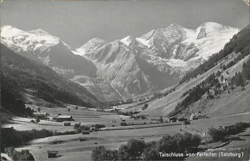 Ferleiten Panorama Talschluss von Ferleiten Hohe Tauern Kat. Salzburg