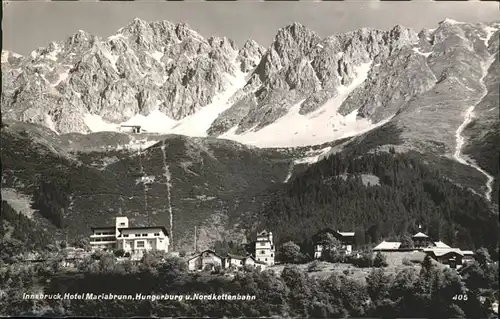 Innsbruck Tirol Hotel Mariabrunn Hungerburg und Nordkettenbahn Kat. Innsbruck