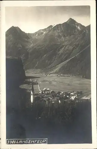 Laengenfeld Oetztal Panorama Blick ins Tal Kat. Laengenfeld