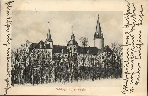 Neuhausen Erzgebirge Schloss Purschenstein Kat. Neuhausen Erzgebirge