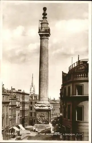 London The Monument Kat. City of London