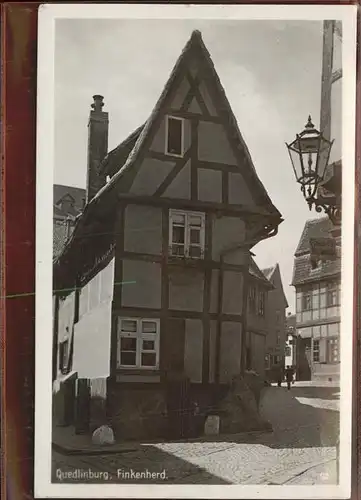 Quedlinburg Harz Sachsen Anhalt Finkenherd Kat. Quedlinburg