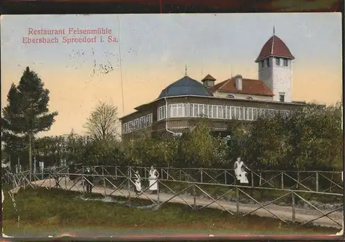 Ebersbach Sachsen Spreedorf Restauant Felsenmuehle Kat. Ebersbach Sachsen