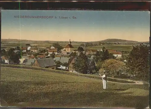 Niedercunnersdorf Gesamtansicht Kat. Niedercunnersdorf