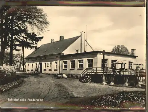 Friedersdorf Loebau Fichtelschaenke Kat. Friedersdorf Loebau