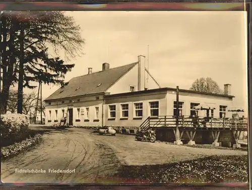 Friedersdorf Loebau Fichtelschaenke Kat. Friedersdorf Loebau