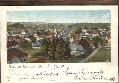 Ebersbach Sachsen Gesamtansicht Kat. Ebersbach Sachsen