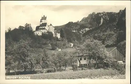 Aschau Chiemgau Hohenaschau Burg Kat. Aschau i.Chiemgau