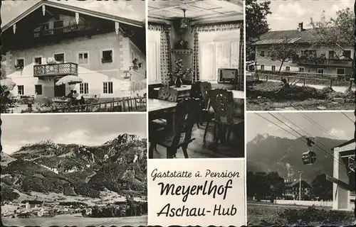 Aschau Chiemgau Aschau Hub Pension Meyerlhof Seilbahn Kat. Aschau i.Chiemgau