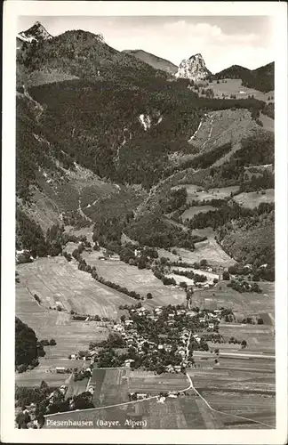 Piesenhausen Fliegeraufnahme Kat. Marquartstein