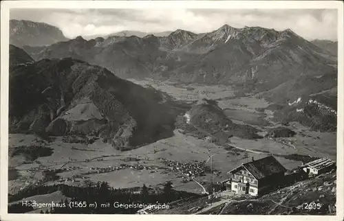 Marquartstein Hochgernhaus Geiselsteingruppe Kat. Marquartstein