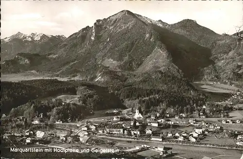 Marquartstein Hochplatte Geigelstein Kat. Marquartstein