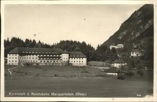 Marquartstein Kuranstalt der Reichsbahn Kat. Marquartstein