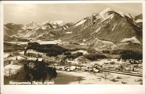 Marquartstein im Schnee Kat. Marquartstein