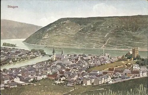 Bingen Rhein Kuenstlerkarte Kat. Bingen am Rhein