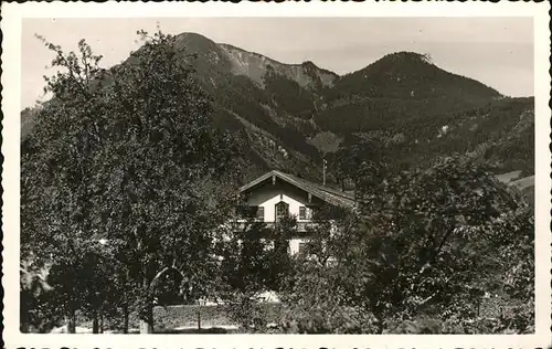 Marquartstein Pension Haus Moritz Pettendorf Kat. Marquartstein