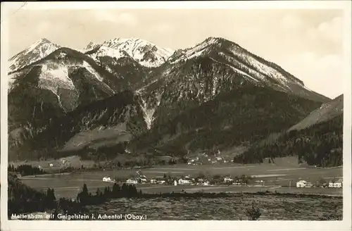 Marquartstein Achental Geigelstein Kat. Marquartstein