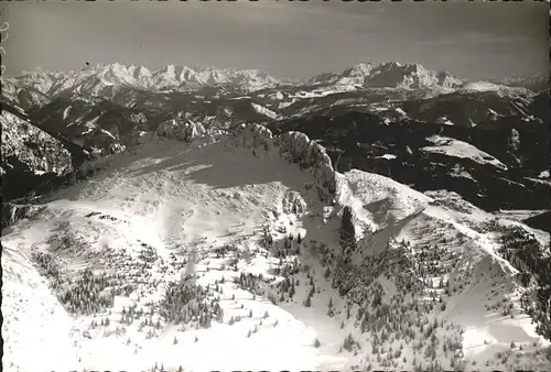 Aschau Chiemgau Fliegeraufnahme Bergkette Kat. Aschau i.Chiemgau