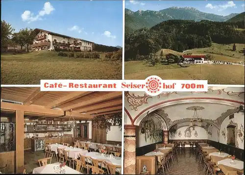 wz79047 Reit Chiemgau Cafe Restaurant Seiserhof Woerndl Kategorie. Traunreut Alte Ansichtskarten