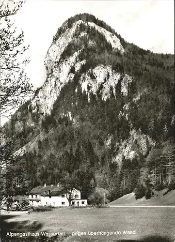 Marquartstein Alpengasthof Wasserfall Kat. Marquartstein