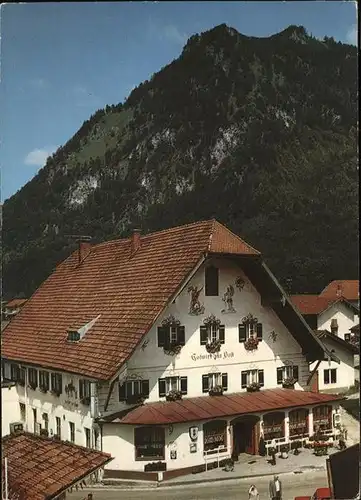 Marquartstein Hotel Hofwirth zur Post Kat. Marquartstein