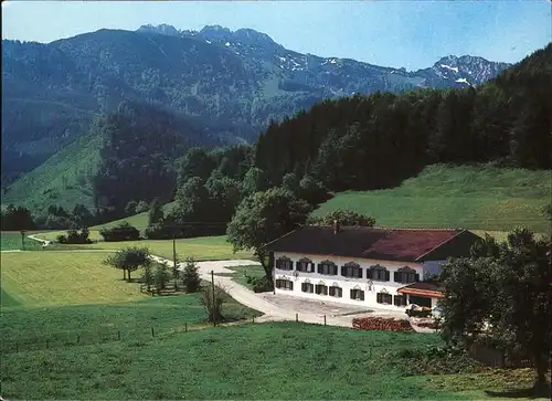 Aschau Chiemgau Gschwendterhof Kaffee Restaurant Hintergschwendt Kat. Aschau i.Chiemgau