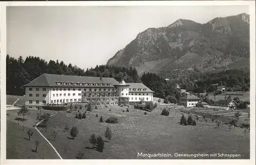 Marquartstein Genesungsheim mit Schnappen Kat. Marquartstein