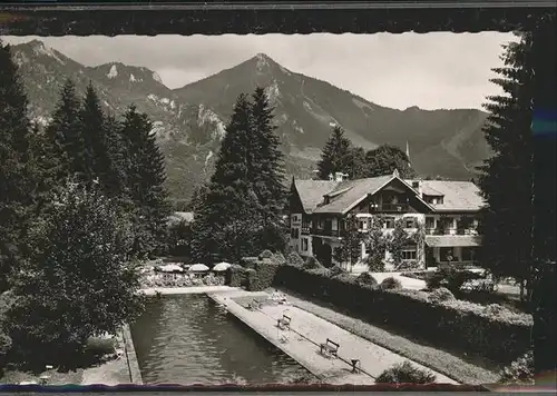 Marquartstein Hotel Marienbad Schwimmbad Kat. Marquartstein