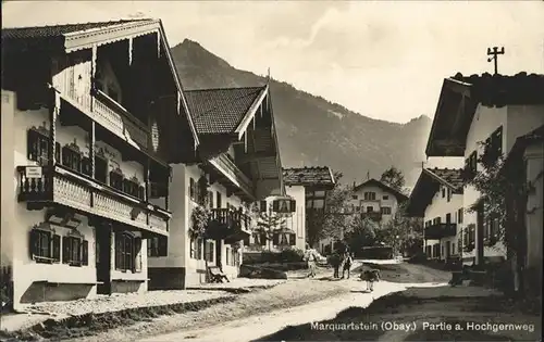 Marquartstein am Hochgernweg  Kat. Marquartstein