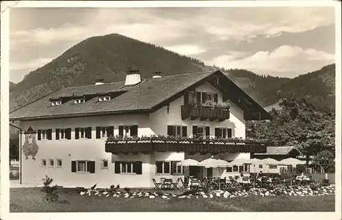 Aschau Chiemgau Hotel Pension Sonnenhof Terrasse Kat. Aschau i.Chiemgau