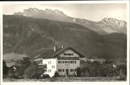 Bernau Chiemsee Fremdenheim Elisabeth A. Kaiser Kat. Bernau a.Chiemsee