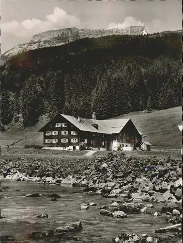 Hirschegg Kleinwalsertal Vorarlberg Haus Mueller Kat. Mittelberg