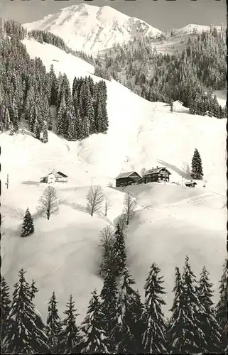 Hirschegg Kleinwalsertal Vorarlberg Haus Bergfrieden Kat. Mittelberg