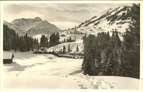 Hirschegg Kleinwalsertal Vorarlberg Alpenpanorama Kat. Mittelberg