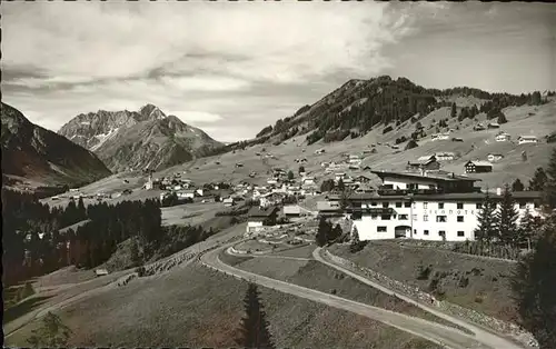 Hirschegg Kleinwalsertal Vorarlberg Panorama Kat. Mittelberg