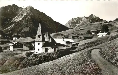 Hirschegg Kleinwalsertal Vorarlberg Kreuzkirche Kat. Mittelberg