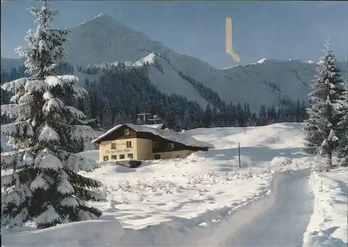 Hirschegg Kleinwalsertal Vorarlberg Ferienheim Margarethenhoehe Kat. Mittelberg