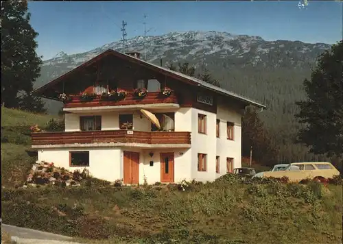 Hirschegg Kleinwalsertal Vorarlberg Gaestehaus Ruebezahl Kat. Mittelberg