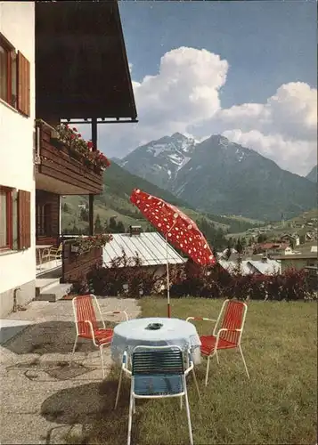 Hirschegg Kleinwalsertal Vorarlberg Gaestehaus Birkenhoehe Kat. Mittelberg