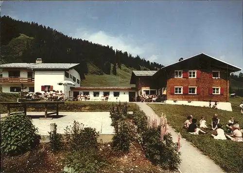 Hirschegg Kleinwalsertal Vorarlberg Pension Schloessle Kat. Mittelberg