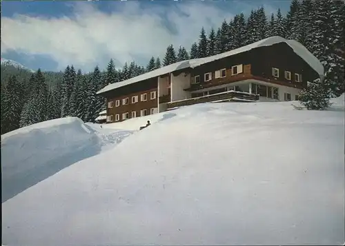 Hirschegg Kleinwalsertal Vorarlberg Sport und Studienheim Marburg Kat. Mittelberg