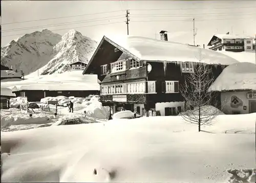 Hirschegg Kleinwalsertal Vorarlberg Gaestehaus Edelweiss Kat. Mittelberg