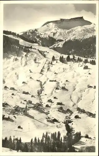 Hirschegg Kleinwalsertal Vorarlberg Ortsansicht mit Hoch Ifen Kat. Mittelberg