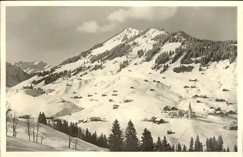 Hirschegg Kleinwalsertal Vorarlberg Alpenpanorama Kat. Mittelberg